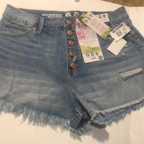 Rewash super high wedge button fly shorts - Picture 11 of 13